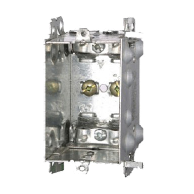Ortech BOX 1104-LHA (Single gangable device box with two embossed mounting slots) **50pc** , Electrical Boxes - Trades Pro Supply