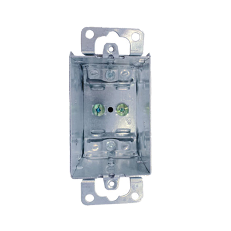 Ortech BOX 1104-LA (Single gangable device box with flush ears) **50pc** , Electrical Boxes - Trades Pro Supply