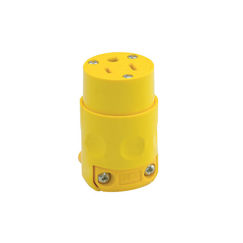 Leviton 515CV (15 Amp, 125 Volt, NEMA 5-15R, 2Pole, 3Wire Connector, Straight Blade)