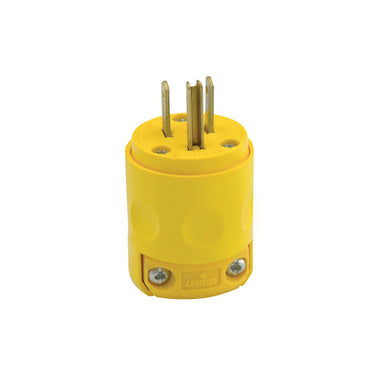 Leviton 515PV (15 Amp, 125 Volt, NEMA 5-15P, 2-Pole, 3-Wire Plug, Straight Blade, Rubber) , Electrical - Trades Pro Supply