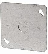 East Electrical 52C6 (4 Inch square box cover with 1/2 inch Knockout) , Electrical - Trades Pro Supply