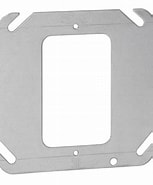 East Electrical 52C0 (4 Inch Square Flat Cover- 1 Device) , Electrical - Trades Pro Supply