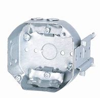 East Electrical 54151-LB (4 Inch octagonal box with cable clamps and mounting bracket) , Electrical - Trades Pro Supply