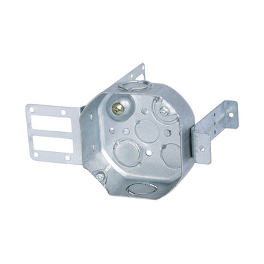 Ortech BOX 54171-KSSX (Octagonal steel stud box with wraparound bracket and clamps) **50pc** , Electrical Boxes - Trades Pro Supply