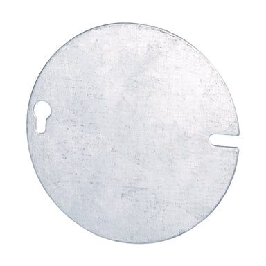Ortech PLATE 54-C1 (Formerly LD-2, 4" flat round blank cover for octagon boxes) **100pc** , Plates - Trades Pro Supply