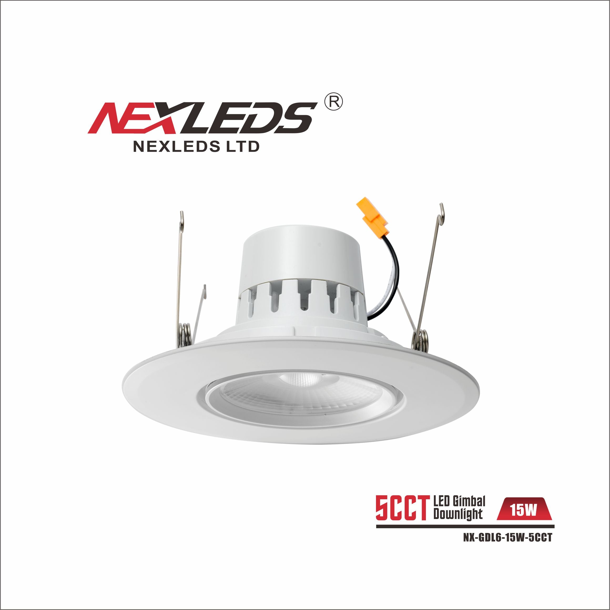 NexLeds White LED Gimbal Downlight | Color Changeable , Lighting - Trades Pro Supply