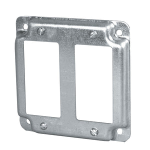 East Electrical 8368 (4 Inch Square Cover Two GFCI Receptacles) , Electrical - Trades Pro Supply