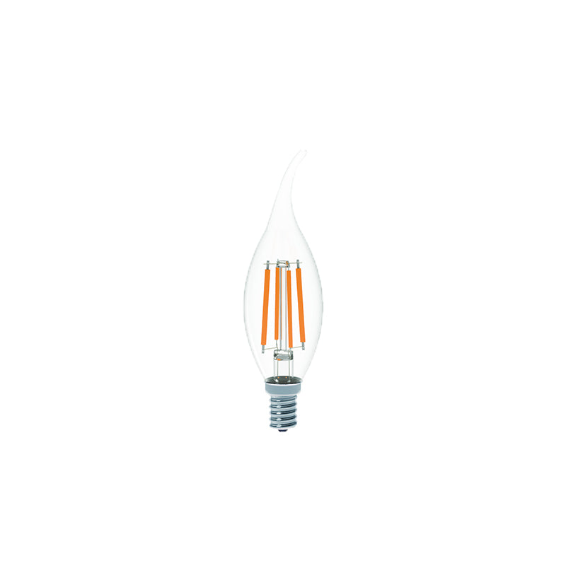 EarthTronics 11194 (4 Watt 330LM 2700K BA10 Clear Filament LED) , Lighting - Trades Pro Supply