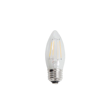 EarthTronics 11229 (4 Watt 330LM 2700K B10 Clear Filament LED E26) , Lighting - Trades Pro Supply