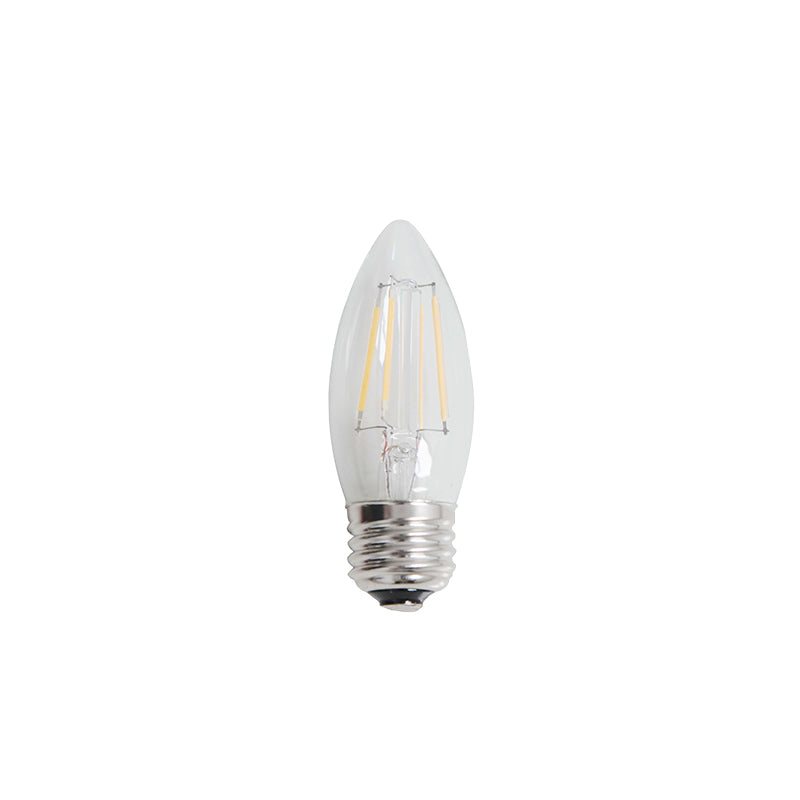 EarthTronics 11229 (4 Watt 330LM 2700K B10 Clear Filament LED E26) , Lighting - Trades Pro Supply