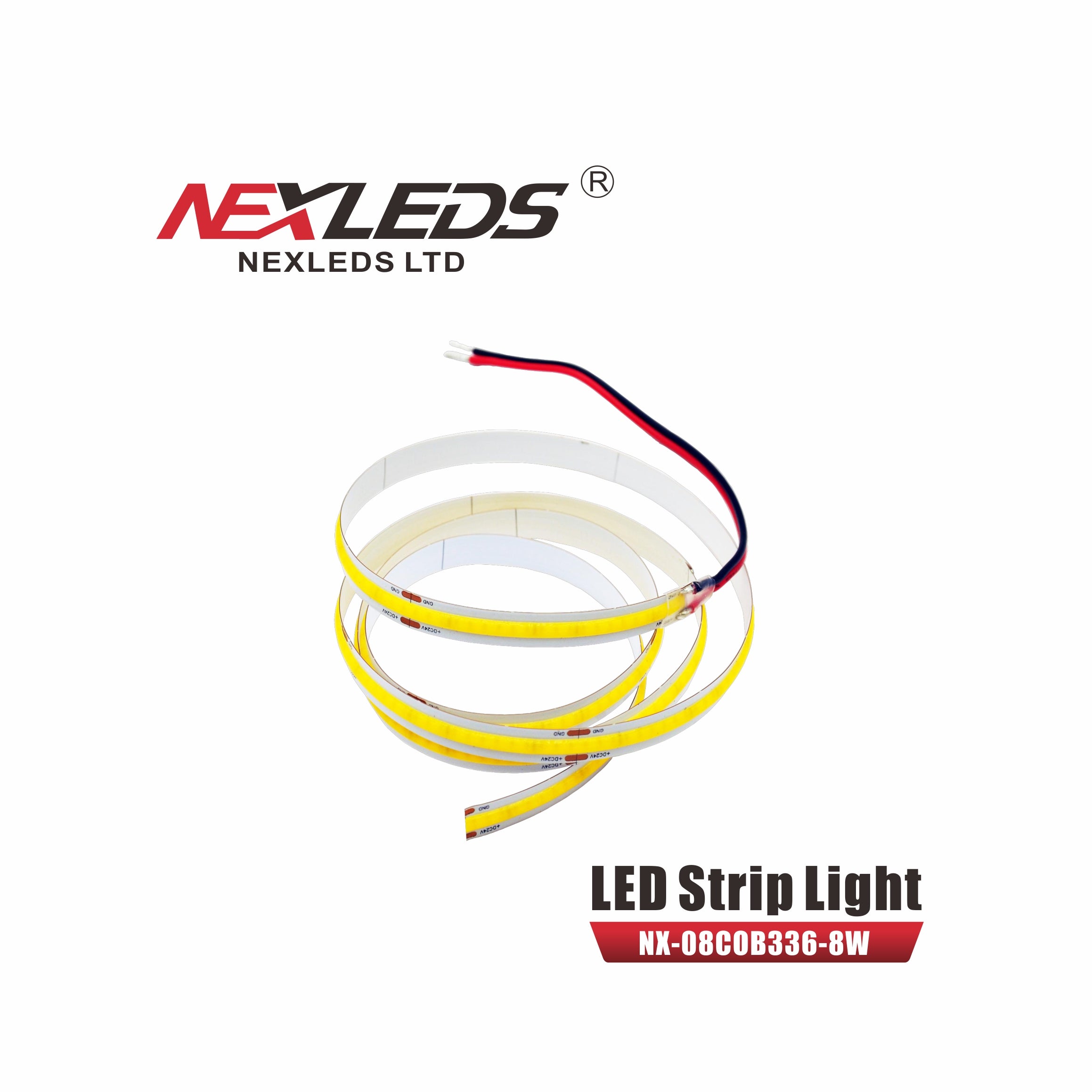 NexLed NX-08COB320-8W-IP20-3K (8mm COB Tape light IP20 – 3K)
