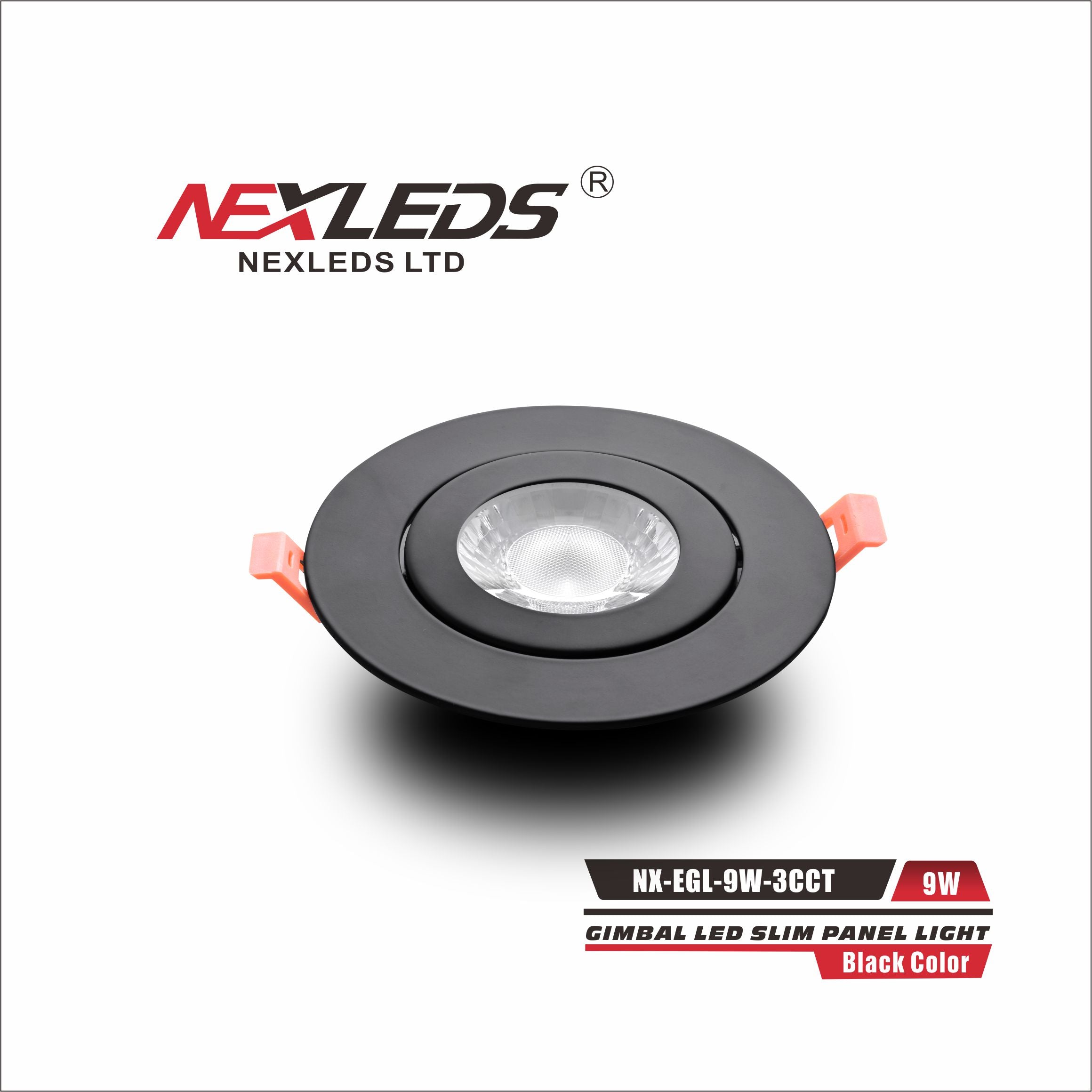 NexLeds Gimbal LED Slim Panel Light | Color Changeable , Lighting - Trades Pro Supply