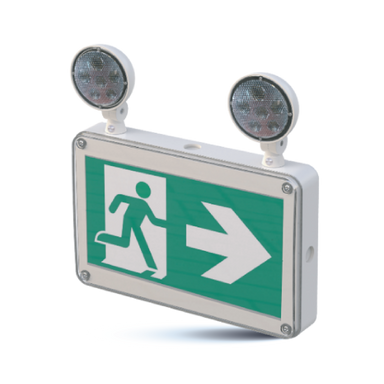 Ortech OE-316-WET (LED Running Man Combo Exit Sign) , Lighting - Trades Pro Supply