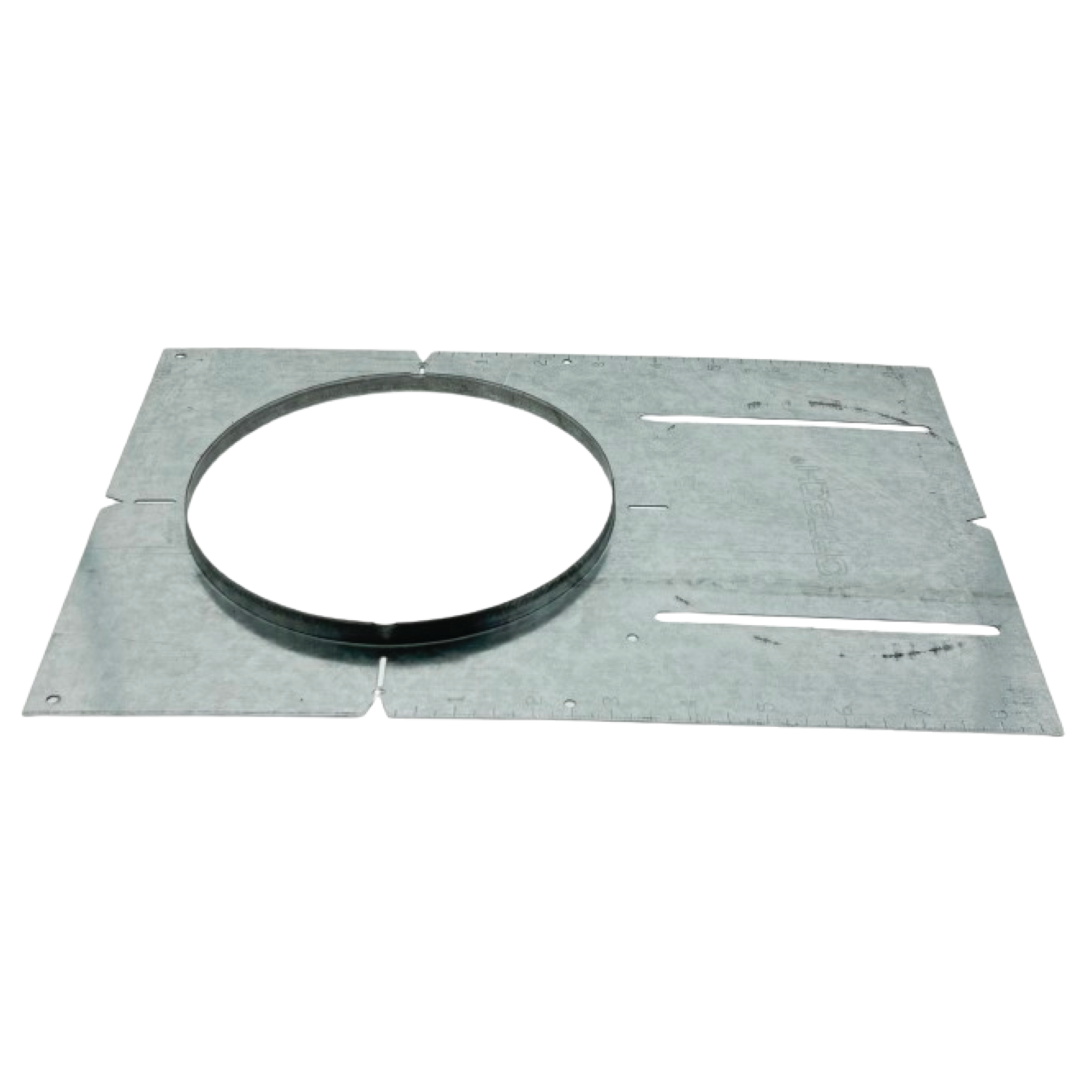 Ortech PLATE13-6-L (New Construction Plate made up of galvanized steel with lip) **24pc** , Electrical - Trades Pro Supply