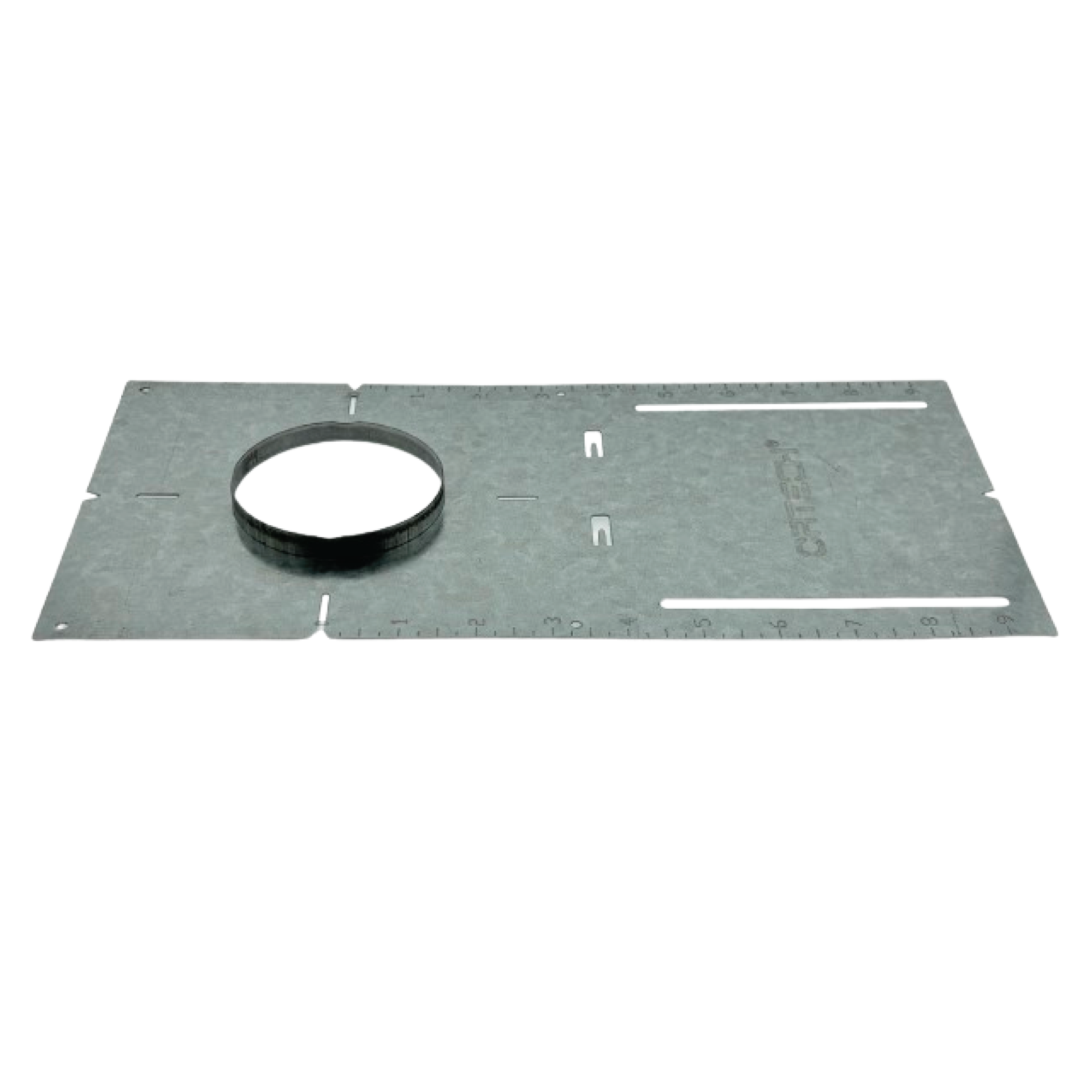 Ortech PLATE13-3-L (3” New Construction Plate made up of galvanized steel with lip) **24pc** , Electrical - Trades Pro Supply