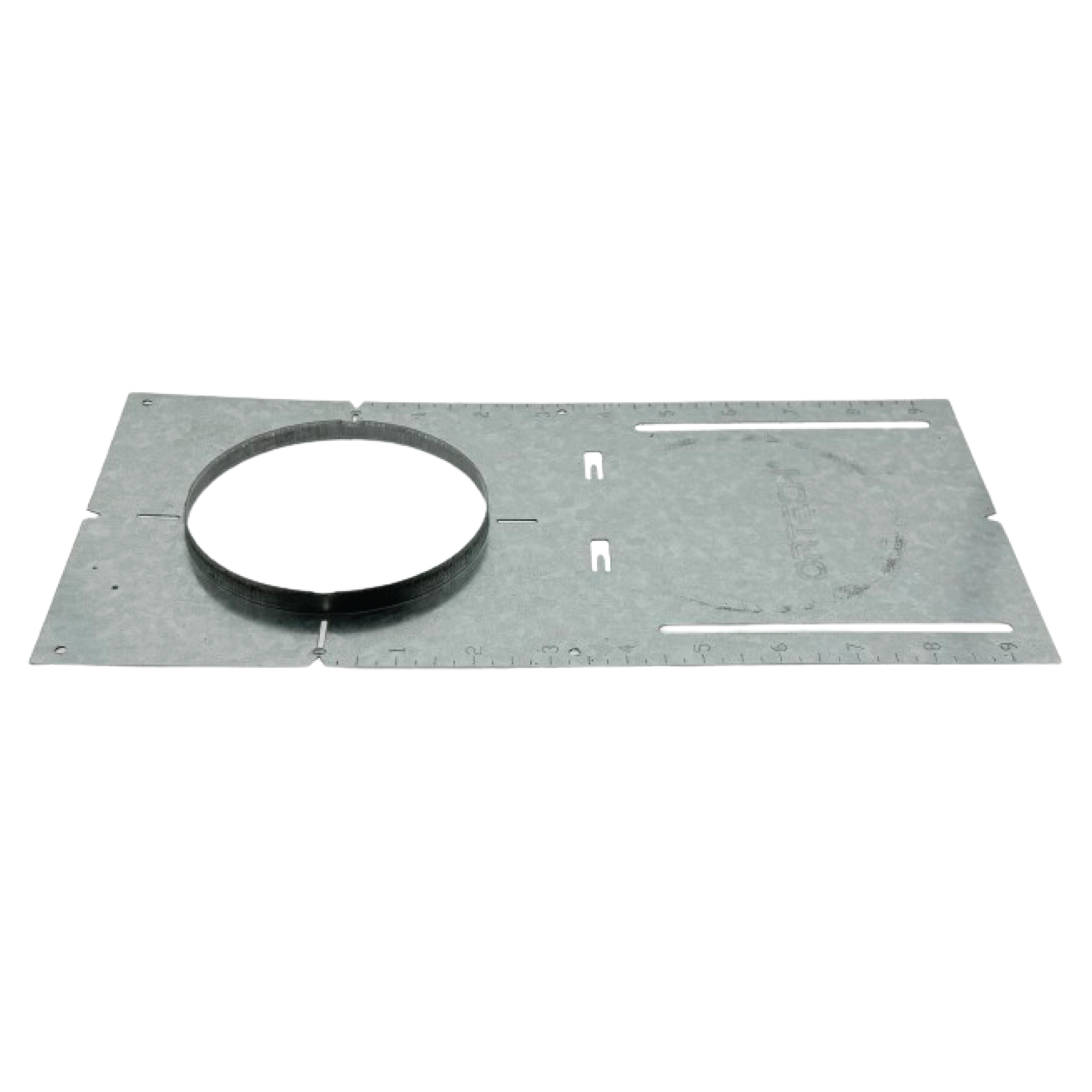 Ortech PLATE13-4A-L(New Construction Plate made up of galvanized steel with lip) **24pc** , Electrical - Trades Pro Supply