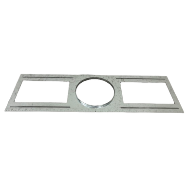 Ortech PLATE26-6-L (New Construction Plate made up of galvanized steel with lip) **24pc** , Electrical - Trades Pro Supply