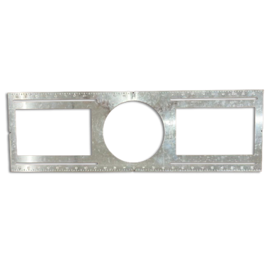 Ortech PLATE26-6 (New Construction Plate made up of galvanized steel for recessed lighting) **25pc** , Electrical - Trades Pro Supply