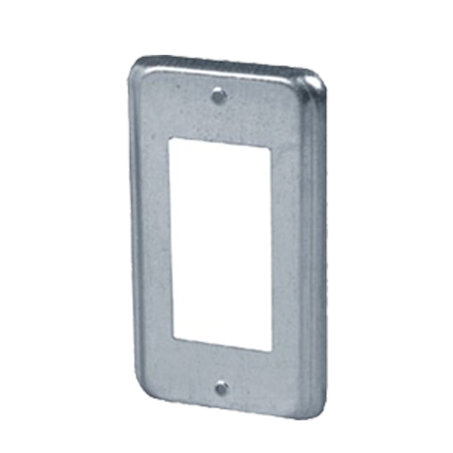 Ortech PLATE 11C10 (One gang utility metal box cover plate) **100pc** , Plates - Trades Pro Supply