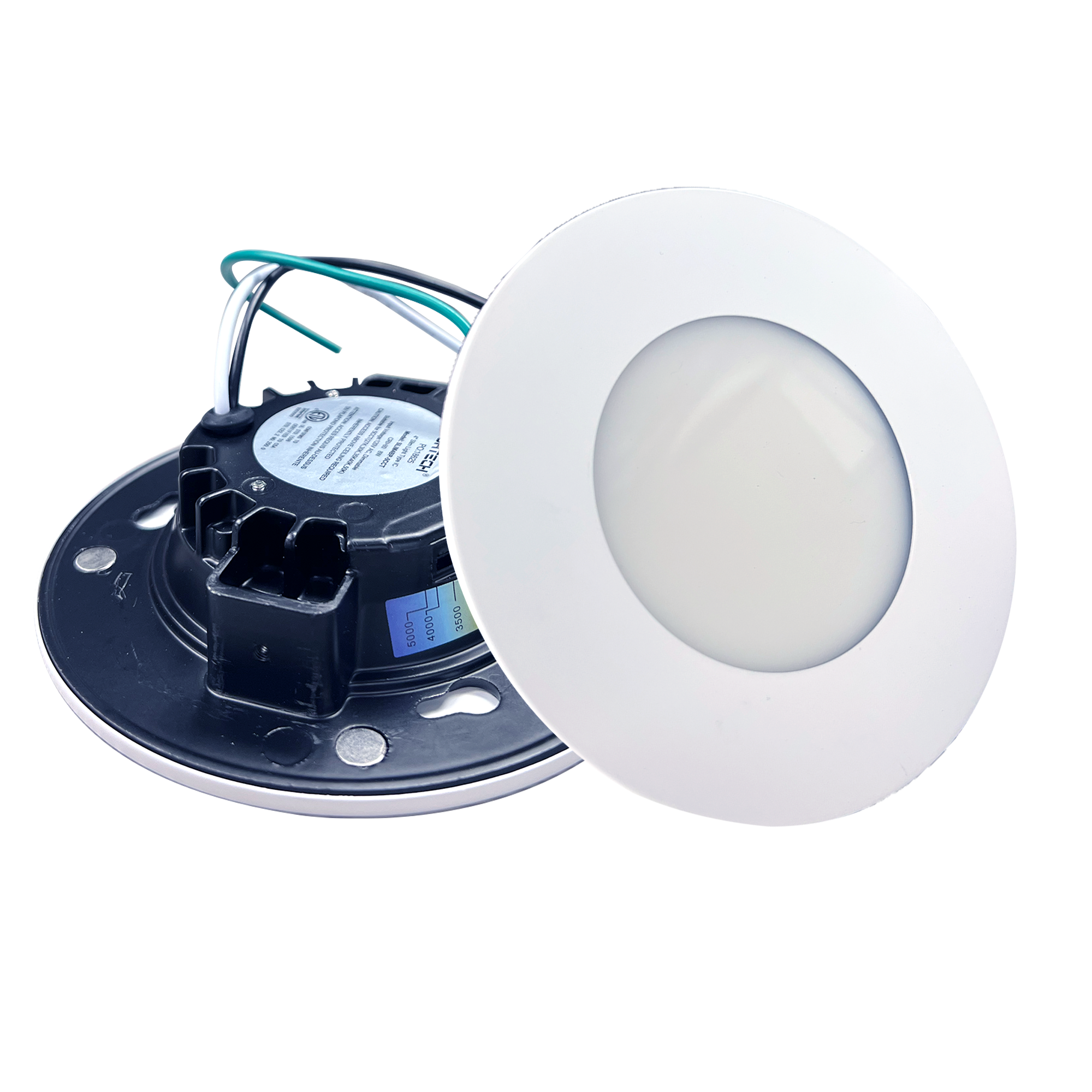 Ortech SLIM4BP-5CCT (4” Slim LED Downlight - with Adjustable CCT) **24pc** , Lighting - Trades Pro Supply