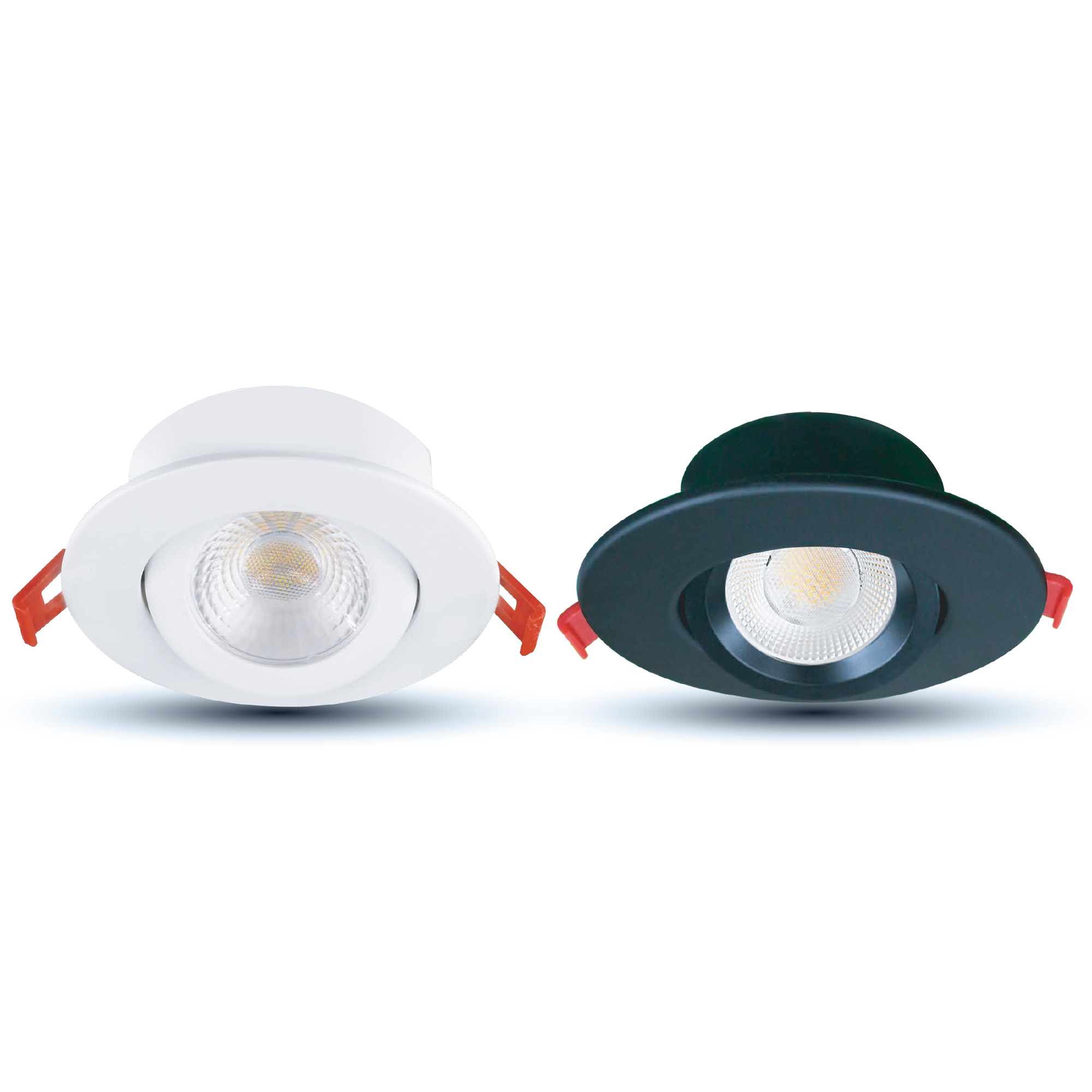 Ortech SLIM4GIM-5CCT (4" 5 adjustable CCT gimbal downlight with 30º tilt) **18pc** , Lighting - Trades Pro Supply