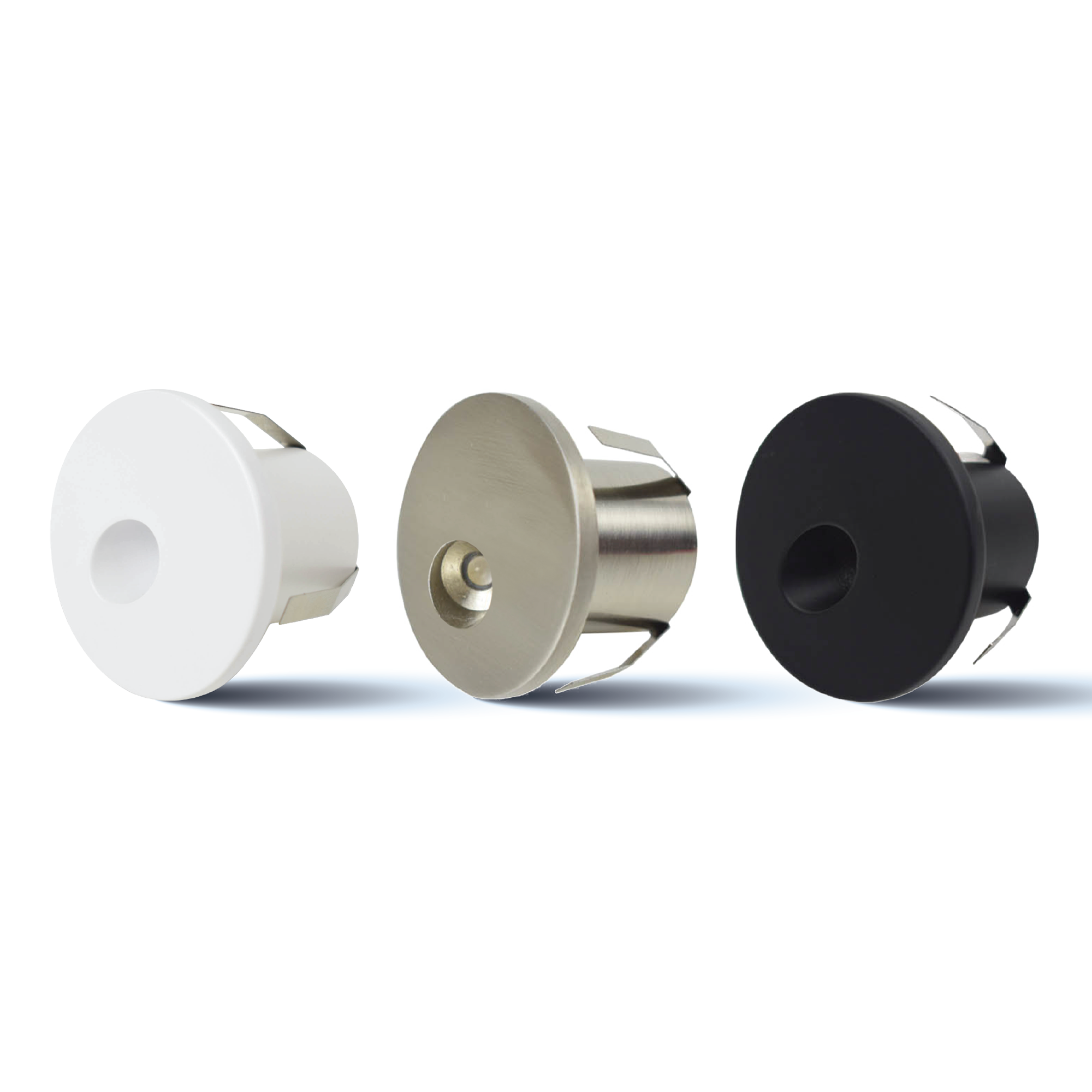 Ortech STR1W (Round LED Step Light in 1W 12V DC for dry indoor locations) , Lighting - Trades Pro Supply