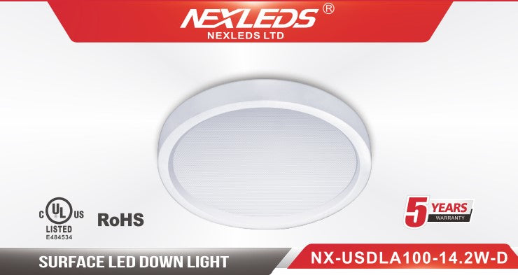 NexLeds LED 8″ Wet Location Anti-Glare Ceiling Light | Color Temperature Changeable