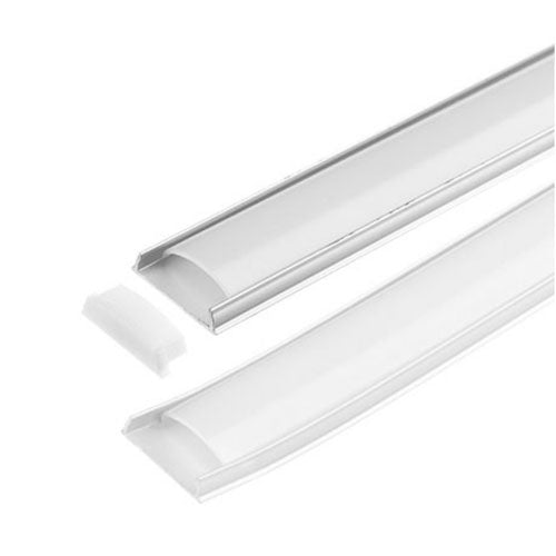 Ortech YD-1806-2M (LED Strip Light Channel with 13mm PCB width, aluminum back & plastic cover) **8pc** , Accessories - Trades Pro Supply