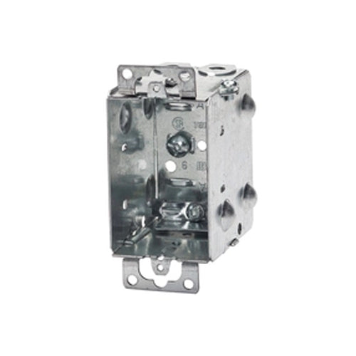 Ortech BOX 1104-L (Single gangable device box with flush ears) **50pc** , Electrical Boxes - Trades Pro Supply
