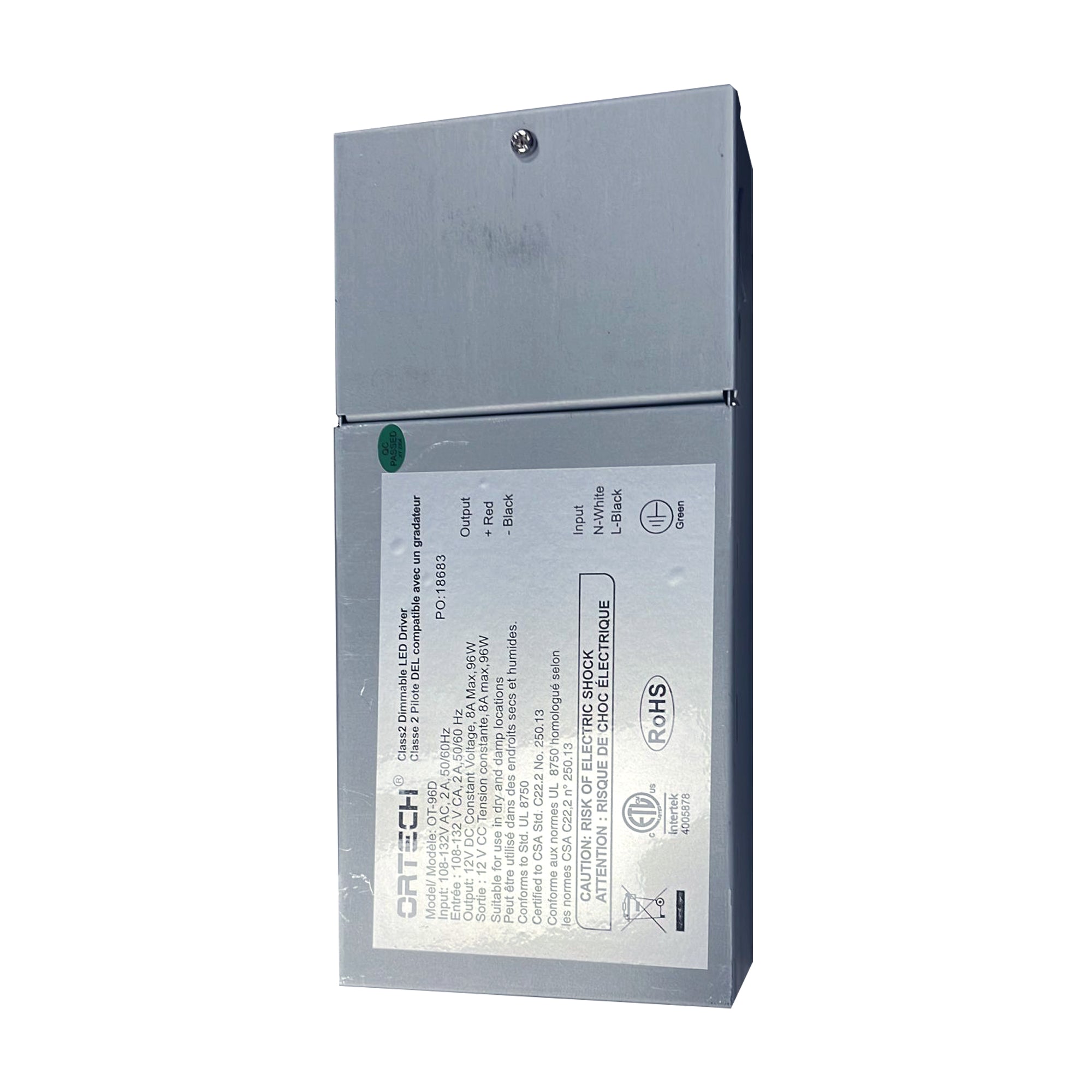 Ortech OT-96D (Maximum 96W class 2 Driver for LED lighting and moving sign applications) **20pc** , LED Driver - Trades Pro Supply