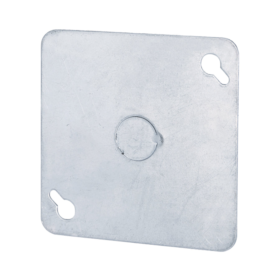 Ortech PLATE 52-C6 (Formerly LD-4K square 1/2" knock out cover for boxes) **100pc** , Plates - Trades Pro Supply