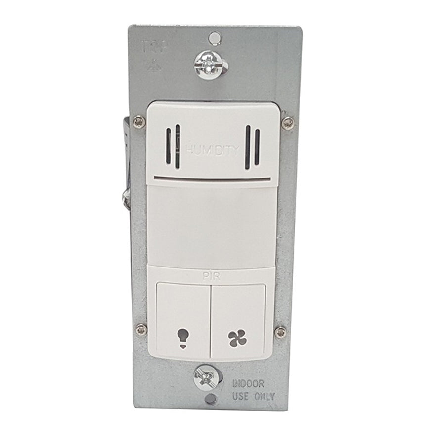 Ortech WM-DHOS (Single Pole Humidity / PIR Motion Sensor with interchangeable face cover) **10pc** , Wiring Devices - Trades Pro Supply