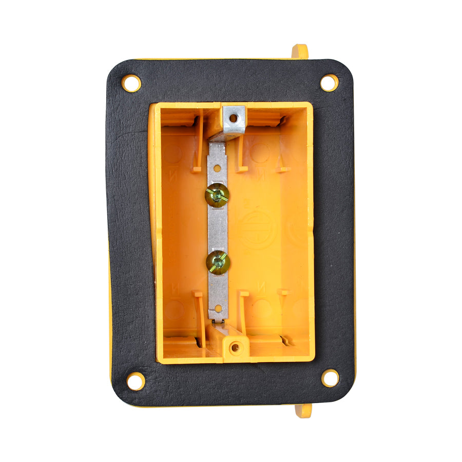 Ortech WPB01 (One gang insulated vapour proof non-metallic switch and outlet box) **50pc** , Electrical Boxes - Trades Pro Supply