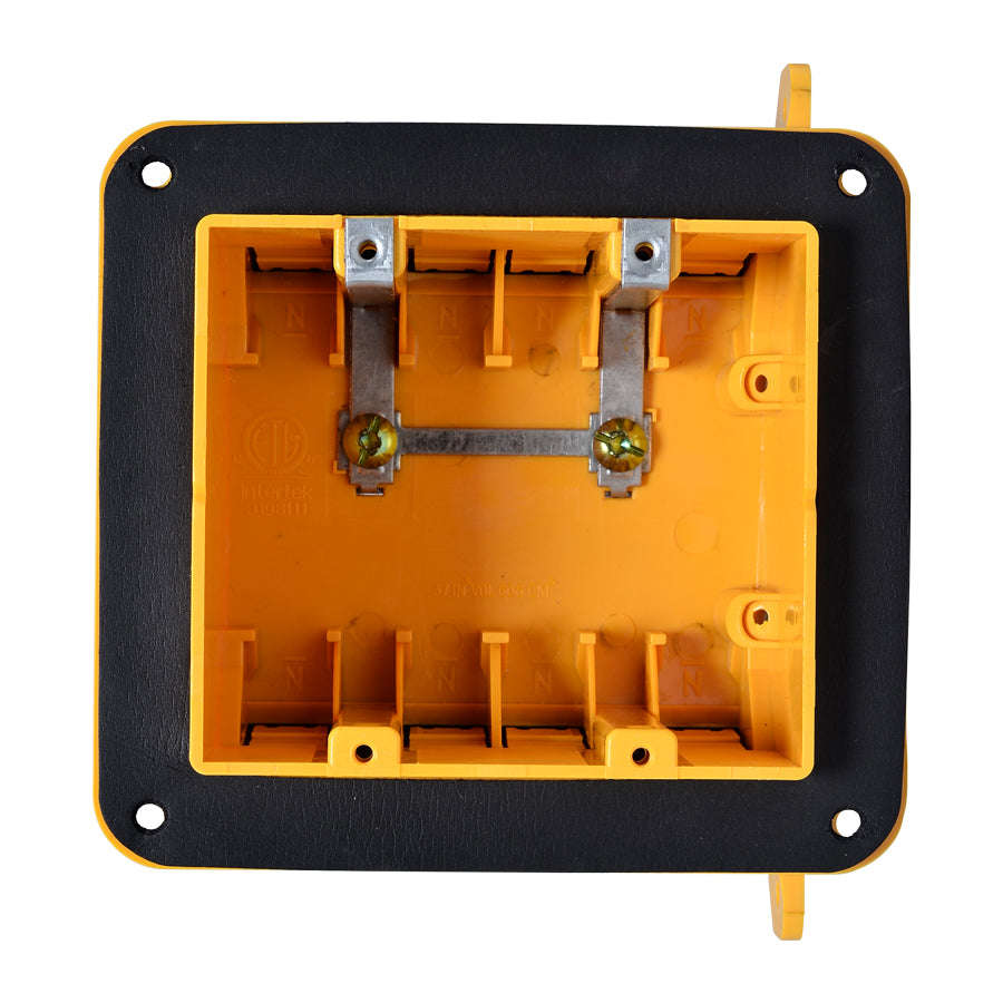 Ortech WPB02 (Two gang insulated vapour-proof non-metallic switch and outlet box) **50pc** , Electrical Boxes - Trades Pro Supply