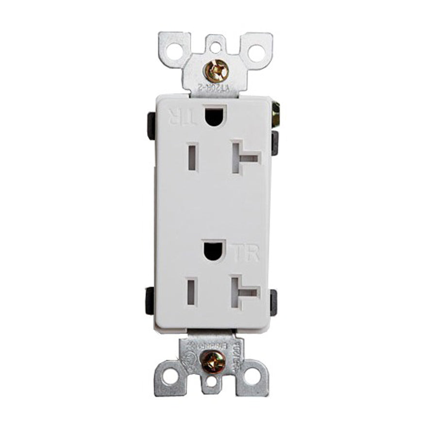 Ortech 8307TR (20A tamper resistant receptacle) **100pc** , Wiring Devices - Trades Pro Supply