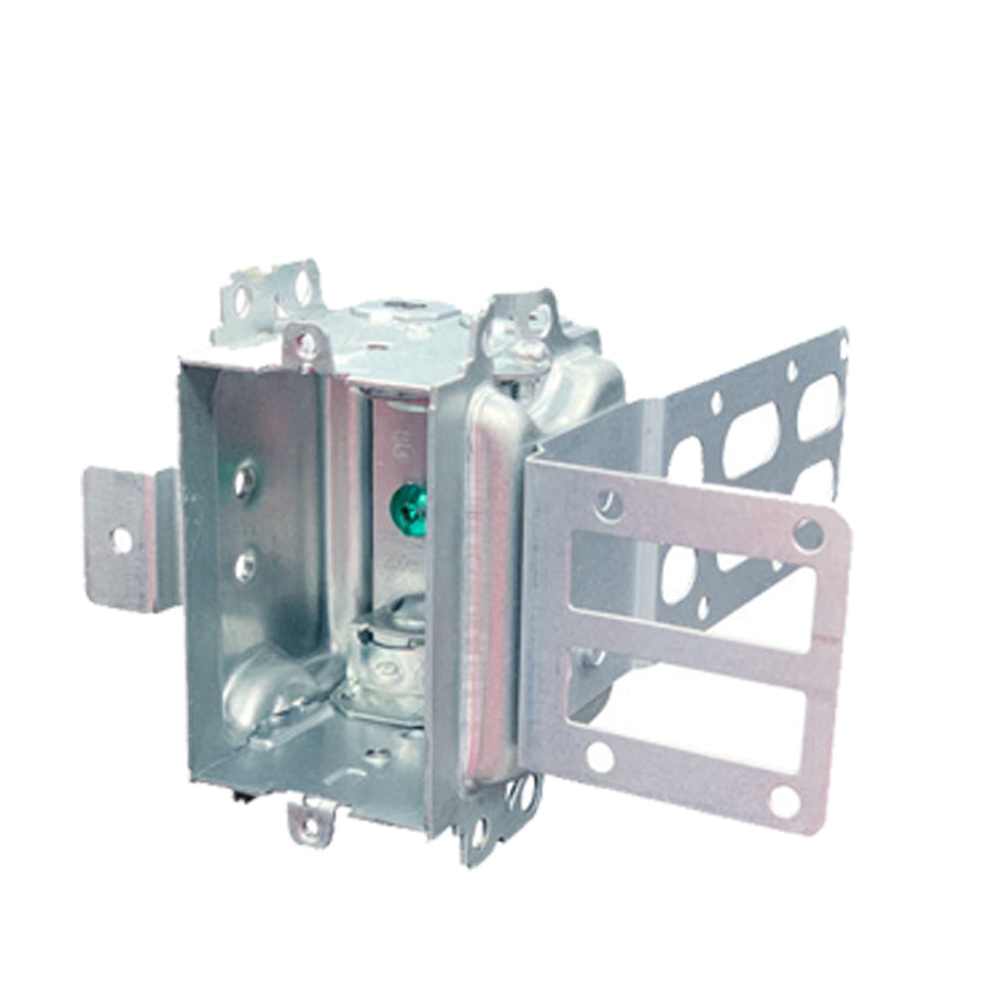 Ortech BOX 3104-LSSAX (Single Gangable Device Box with wraparound brac ...