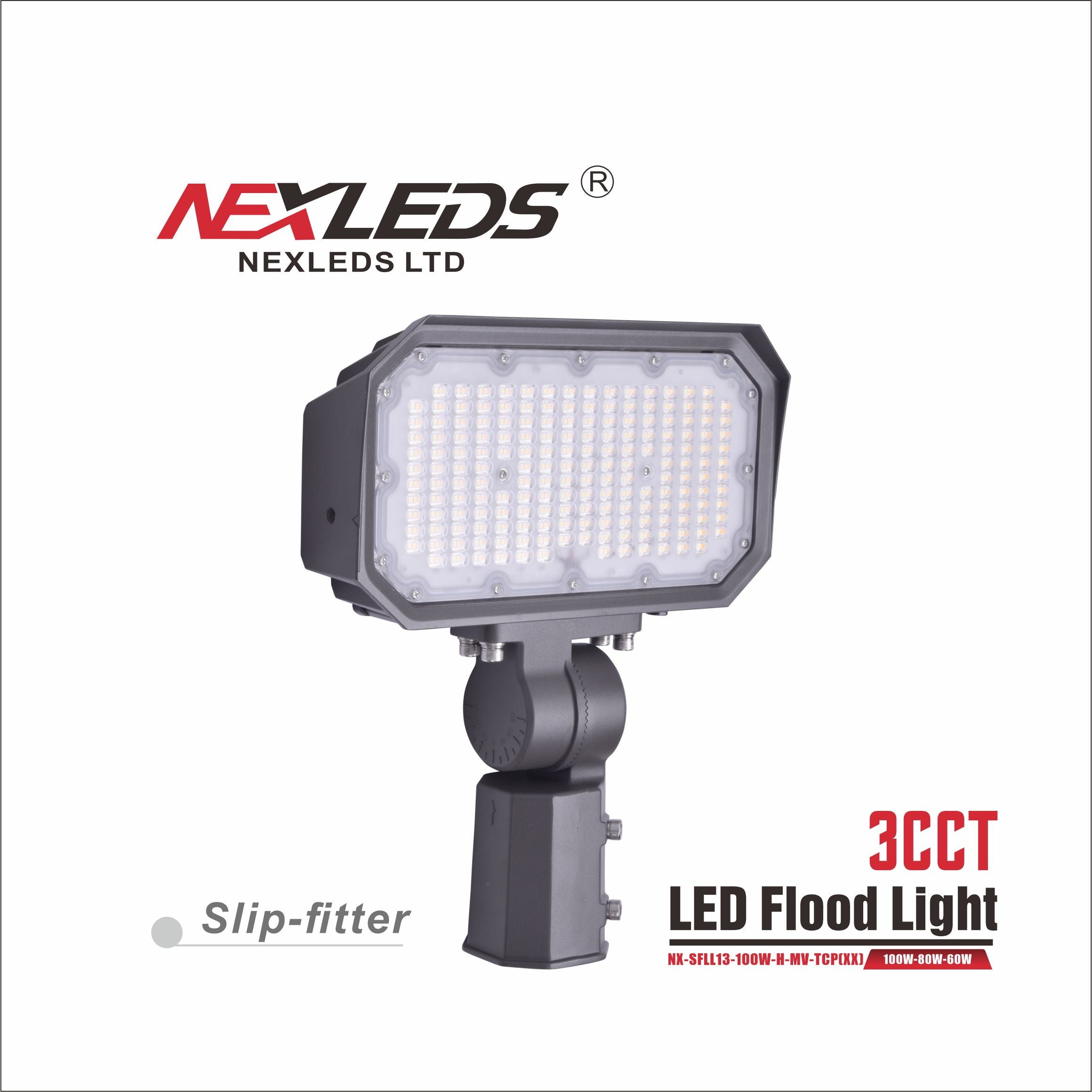 Nexleds NX-SFLL-50W-H-MV-TCP (LED 20W/40W/50W 3CCT Floodlight Knuckle Mount)