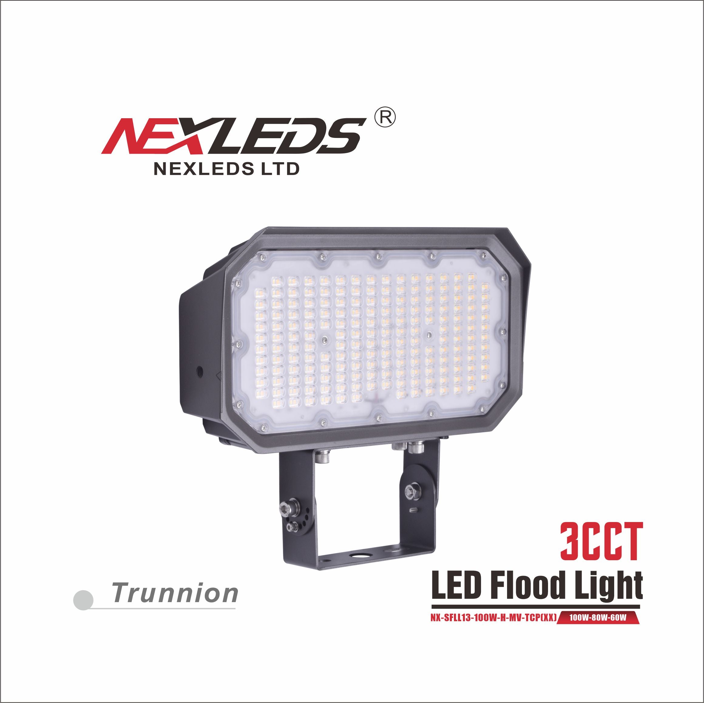 Nexleds NX-SFLL-50W-H-MV-TCP (LED 20W/40W/50W 3CCT Floodlight Knuckle Mount)