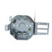 Ortech BOX 54151-LSSAX (Steel Octagonal metal box with side bracket and clamps) , Electrical Boxes - Trades Pro Supply