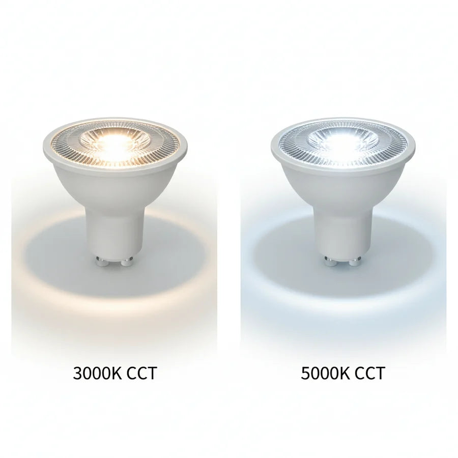 Ortech - GU10 6.5WD - 6.5W 500 lmn dimmable LED Bulb available in warm and cool white. , Lighting - Trades Pro Supply