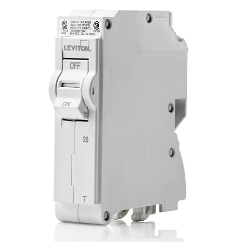 Leviton LB120-T (20A 1-Pole Standard Thermal Magnetic Branch Circuit Breaker) , Electrical - Trades Pro Supply