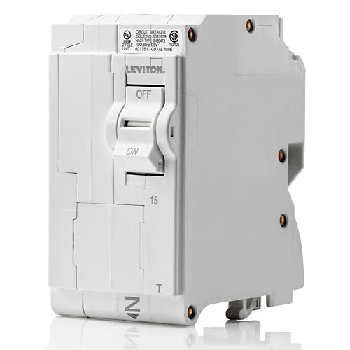 Leviton LB215-T (15A 2-Pole Standard Thermal Magnetic Branch Circuit Breaker) , Electrical - Trades Pro Supply