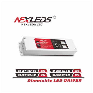 Nexleds - NX-DHW-2424-DD (24W LED Tape Light Driver Triac + 0-10V Dimming) , LED Driver - Trades Pro Supply