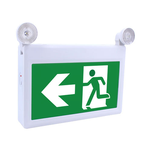 Ortech OE-316 - 4.5W LED running man combo exit sign with 120 minutes backup time