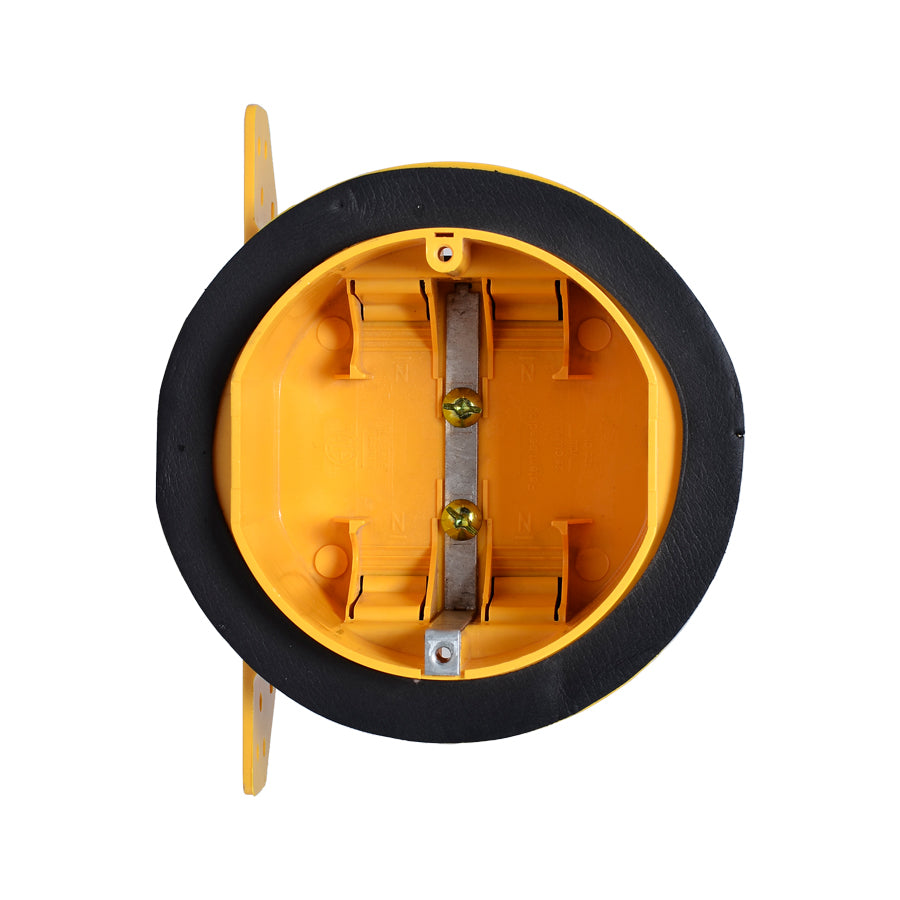 Ortech WPB04 (Octagon insulated vapour-proof non-metallic box) **50pc** , Electrical Boxes - Trades Pro Supply