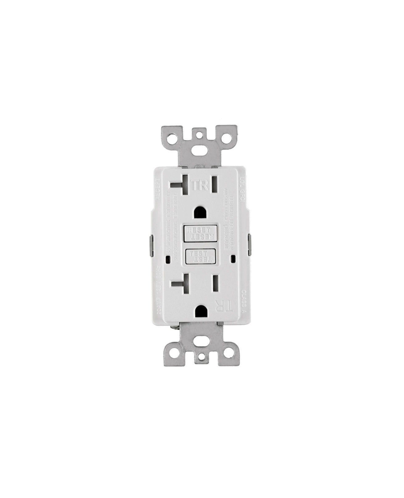 Ortech MH20-ST (20 amps Self-testing Tamper Resistant GFCI Receptacle with wall plate) **10pc**